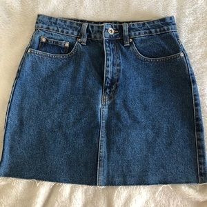 Denim skirt
